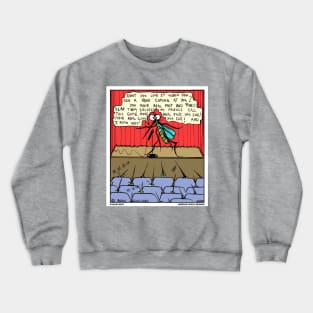 Mosquito doing stand up Crewneck Sweatshirt